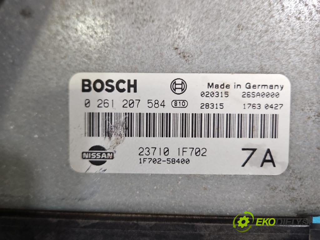 Nissan Micra K11 1992-2003 1.0 16V 60 hp manual 44 kW 998 cm3 3- řídící jednotka motoru 0261207584