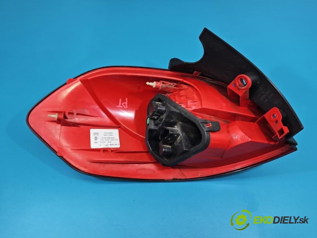 Renault Clio III 2005-2012 1.2 TCE: 101 hp manual 74 kW 1149 cm3 5- světlo zadní pravé blatník: 8200586844