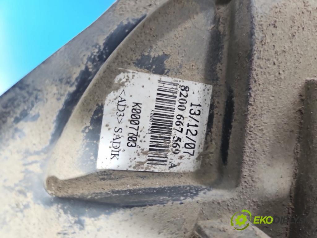 Renault Clio III 2005-2012 1.2 TCE: 101 hp manual 74 kW 1149 cm3 5- mechanismus kolesa ozubeného 8200667569A