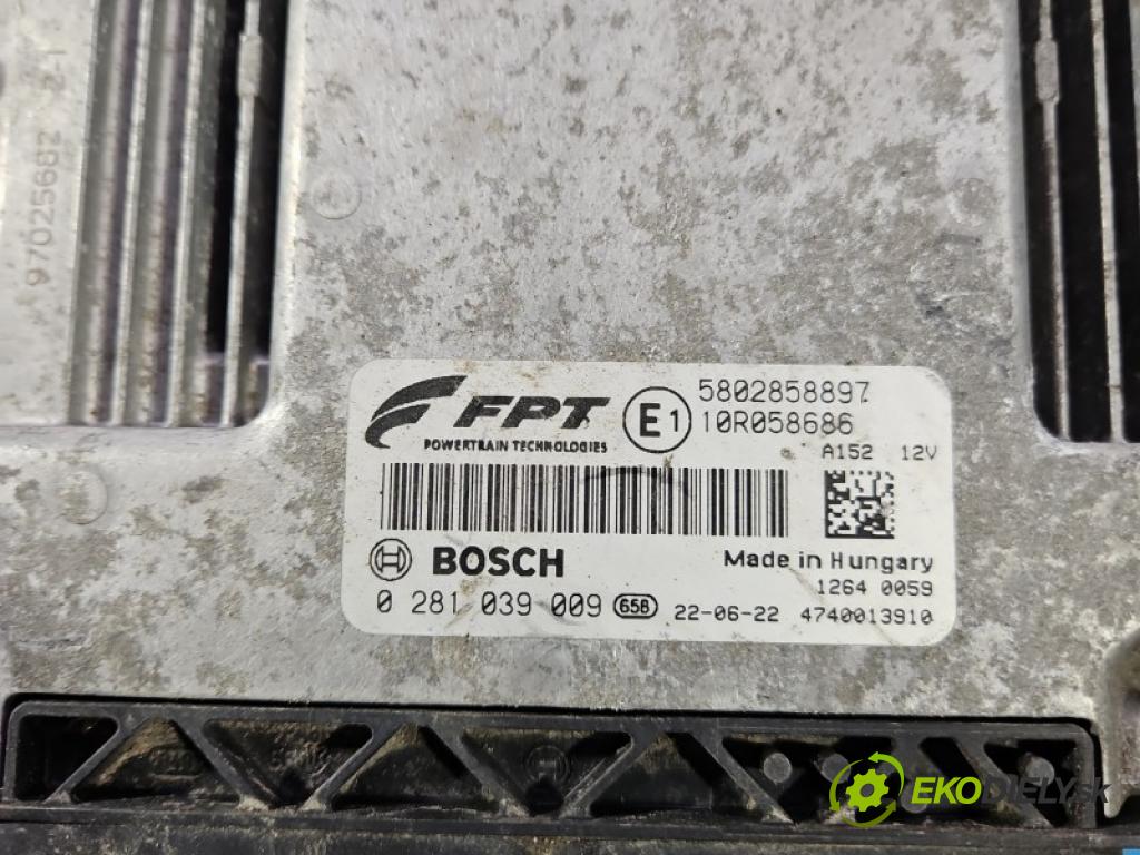 Iveco Daily V 2014- 3.0 hpi 175 HP automatic 129 kW 2998 cm3 2- riadiaca jednotka motora 0281039009