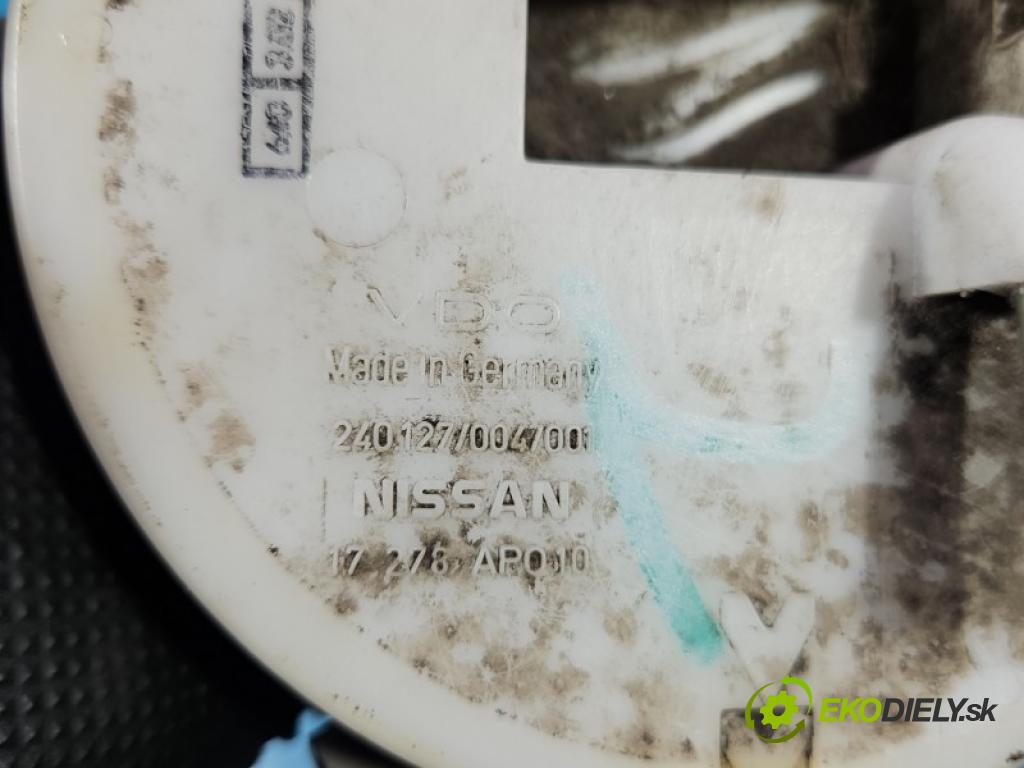 Nissan Micra K11 1992-2003 1.0 16V 60 hp manual 44 kW 998 cm3 3- čerpadlo paliva 17278APO10