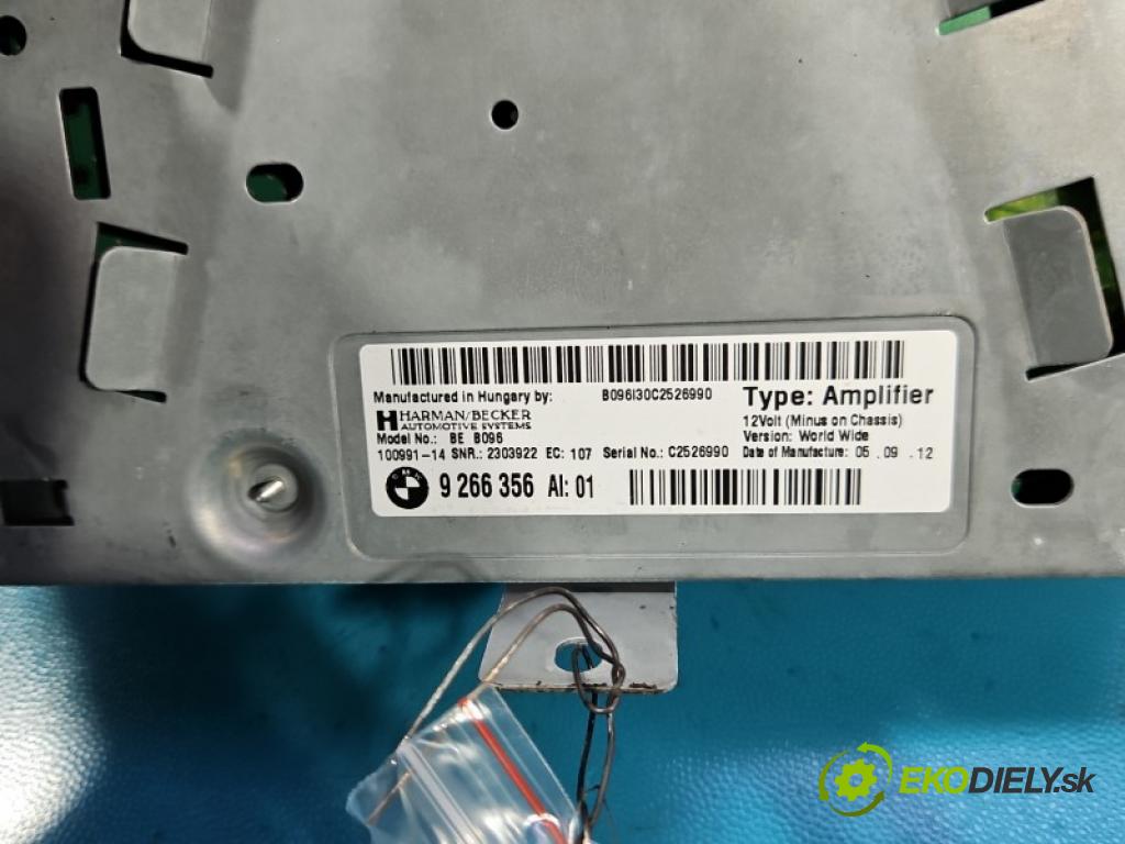 Bmw 5 F10 2010-2017 2.0d 218 HP automatic 160 kW 1995 cm3 5- Zesilovač: 9266356 (Zosilňovač)