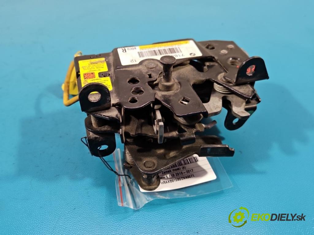 Bmw 5 F10 2010-2017 2.0d 218 hp automatic 160 kW 1995 cm3 5- zámek kapoty 7184442