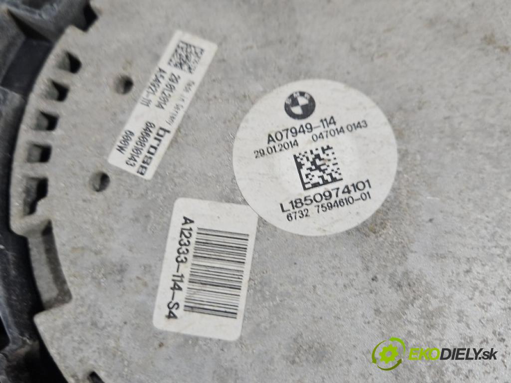 Bmw 5 F10 2010-2017 2.0d 218 hp automatic 160 kW 1995 cm3 5- ventilátor chladič 7594610