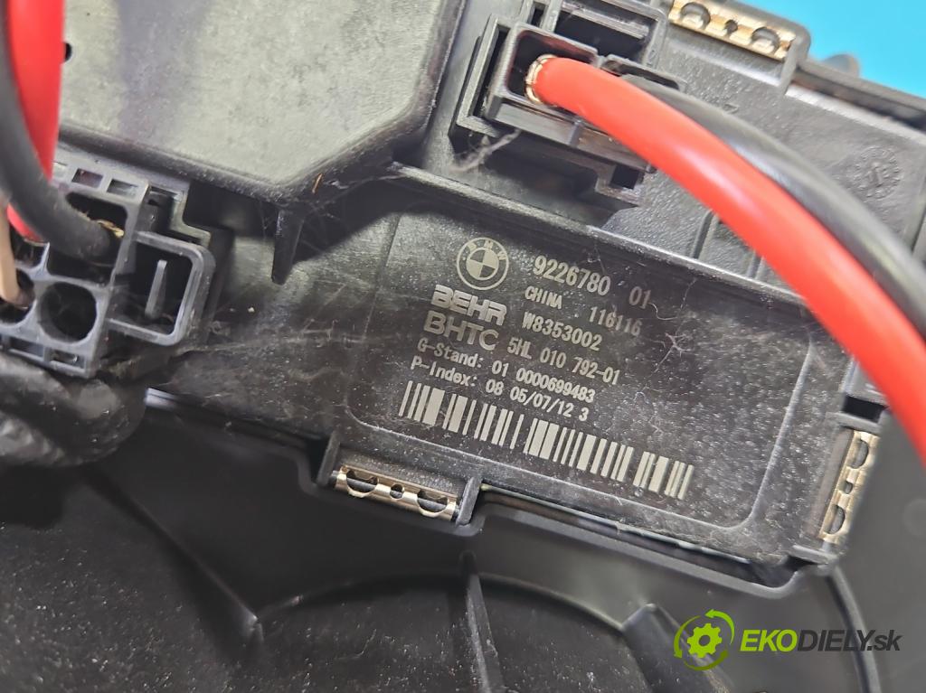 Bmw 5 F10 2010-2017 2.0d 218 hp automatic 160 kW 1995 cm3 5- ventilátor vzduchu 9248171