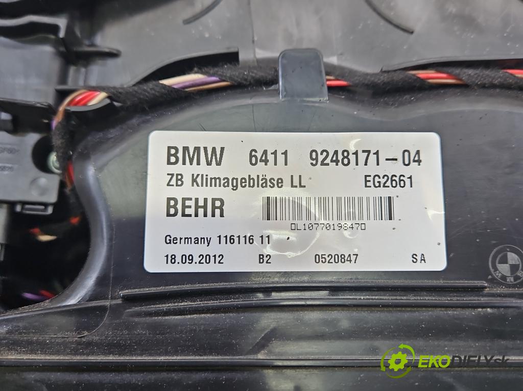 Bmw 5 F10 2010-2017 2.0d 218 hp automatic 160 kW 1995 cm3 5- ventilátor vzduchu 9248171