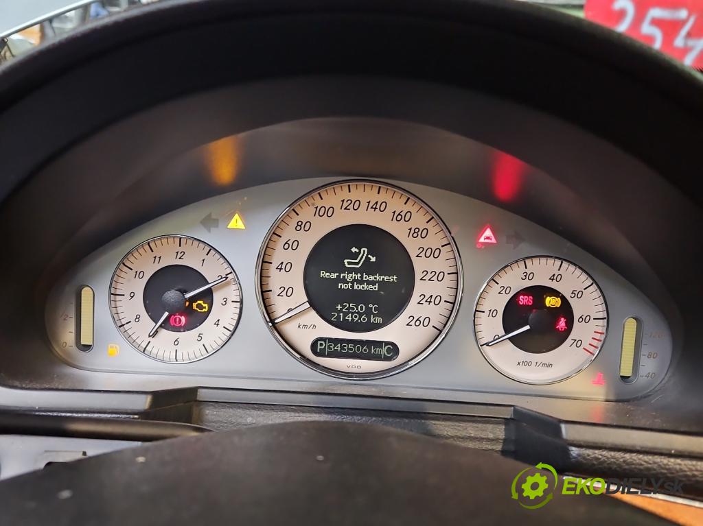 Mercedes E W211 2002-2009 3.5 V6 272964 272 HP automatic 200 kW 3498 cm3 5- prístrojovka/ budíky A2115405448 (Prístrojová doska)