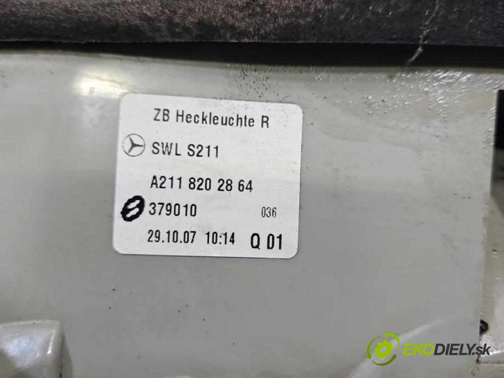 Mercedes E W211 2002-2009 3.5 V6 272964 272 hp automatic 200 kW 3498 cm3 5- světlo zadní pravé blatník: A2118202864