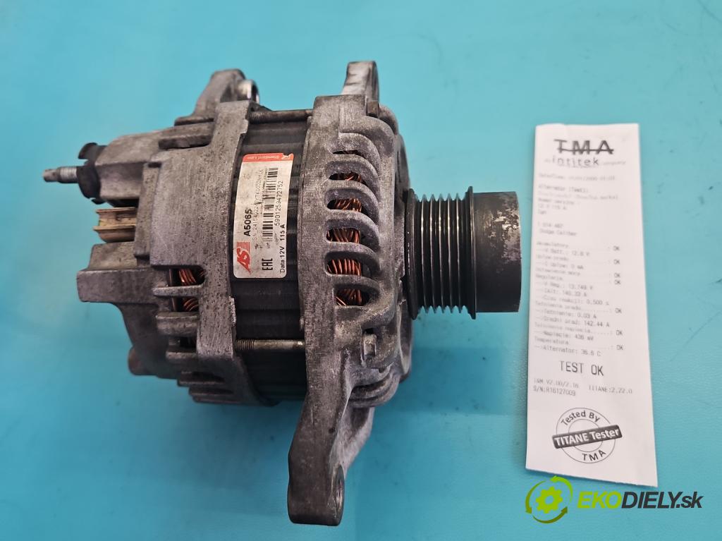 Dodge Caliber 2.0 16V 156 hp automatic 115 kW 1998 cm3 5- Alternator  (Alternátor)