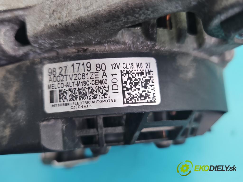 Peugeot 5008 II 2017-2024 1.5 hdi 131 hp automatic 96 kW 1499 cm3 5- Alternator 9827171980 (Alternátor)