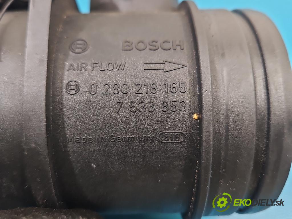 Bmw 3 E90 2005-2013 2.0b 150 HP manual 110 kW 1999 cm3 4- průtokoměr: 0280218165 (Váha vzduchu)