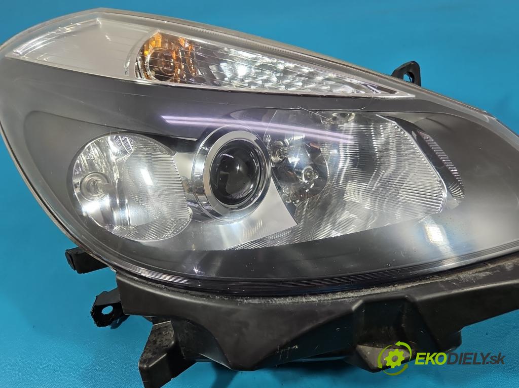 Renault Clio III 2005-2012 1.2 TCE: 101 HP manual 74 kW 1149 cm3 5- Reflektor: pravý  (Svetlo predné pravé)