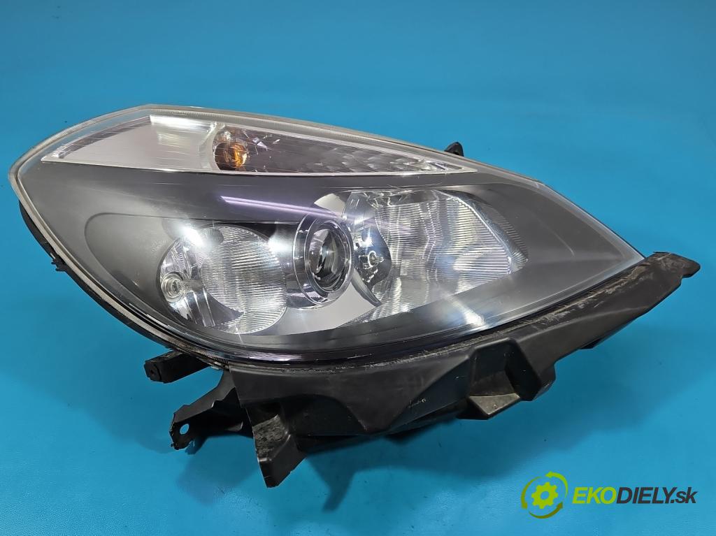 Renault Clio III 2005-2012 1.2 TCE: 101 HP manual 74 kW 1149 cm3 5- Reflektor: pravý  (Svetlo predné pravé)