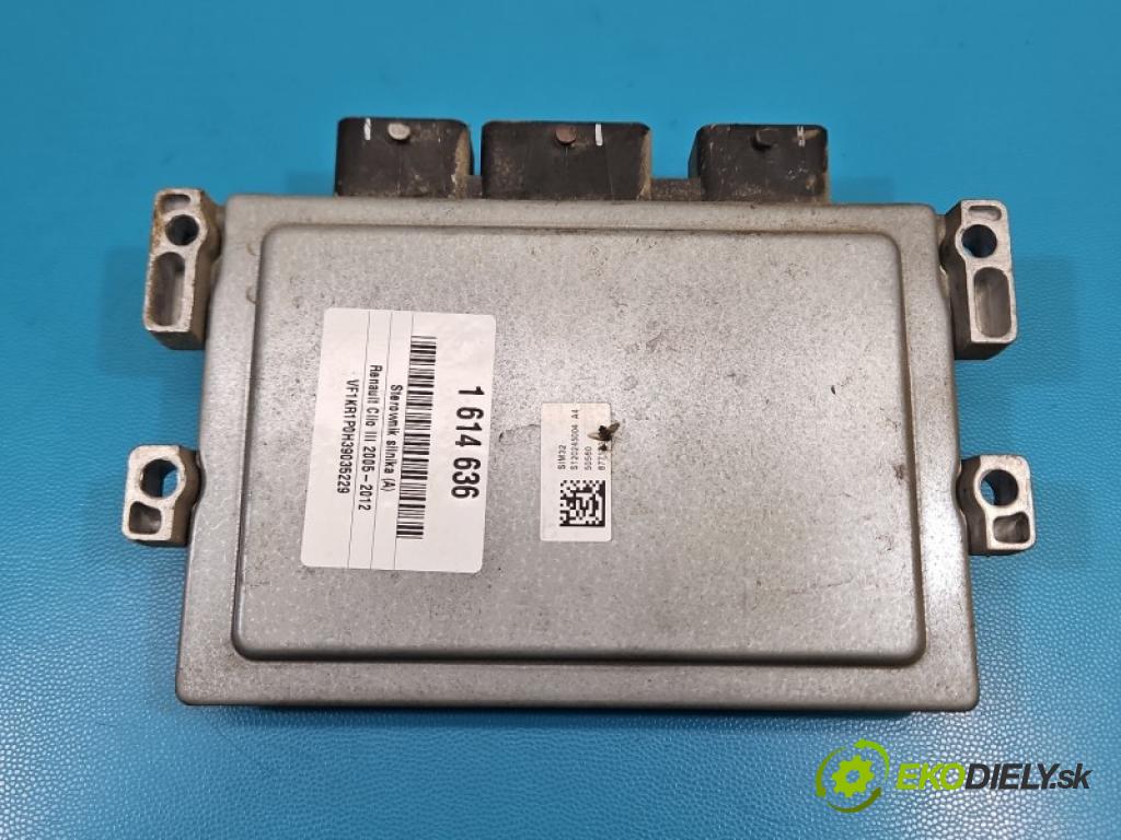 Renault Clio III 2005-2012 1.2 TCE: 101 HP manual 74 kW 1149 cm3 5- riadiaca jednotka motora S120202114A