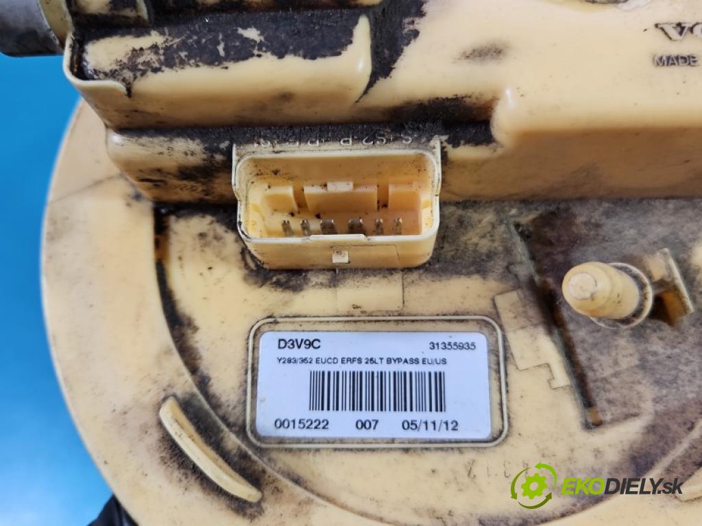 Volvo S60 II 2010-2018 2.5 T5 250 hp automatic 184 kW 2497 cm3 4- čerpadlo paliva 31355935