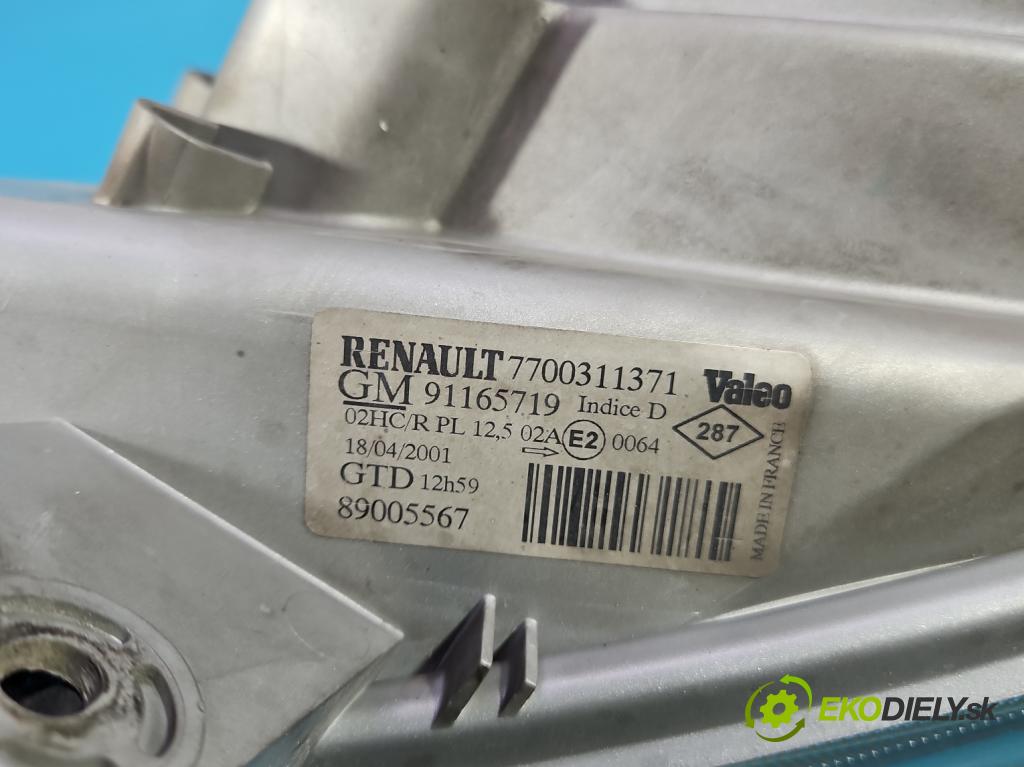 Opel Vivaro 2001-2014 1.9 cdti 101 HP manual 74 kW 1870 cm3 5- Reflektor: ľavý 7700311371 (Kľučka dverí ostatné)