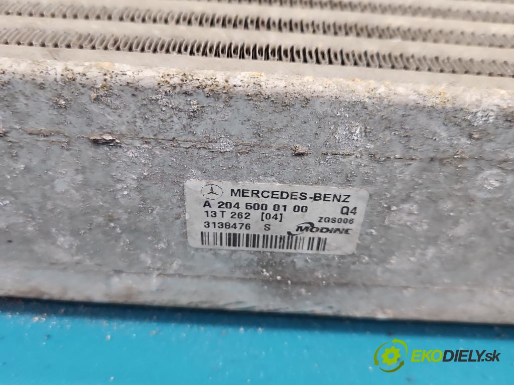 Mercedes C W204 2007-2014 2.2 CDI 136 HP automatic 100 kW 2148 cm3 4- Intercooler A204500100 (Intercooler (chladič nasávaného vzduchu))