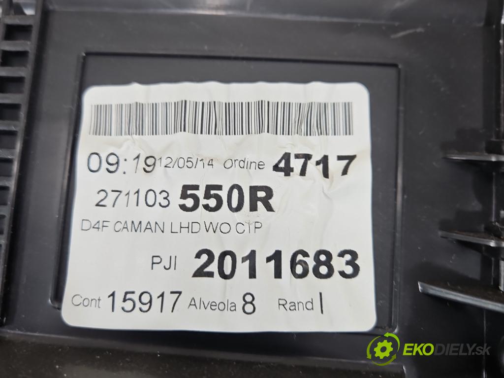 Dacia Logan II 2012-2020 1.2 16V 75 hp manual 55 kW 1149 cm3 4- radiátor 2011683 (Radiátor topení)