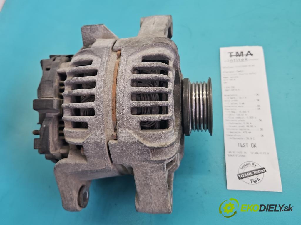 Opel Zafira A 1999-2005 1.8 16V 125 hp manual 92 kW 1796 cm3 5- Alternator 0124415002 (Alternátor)