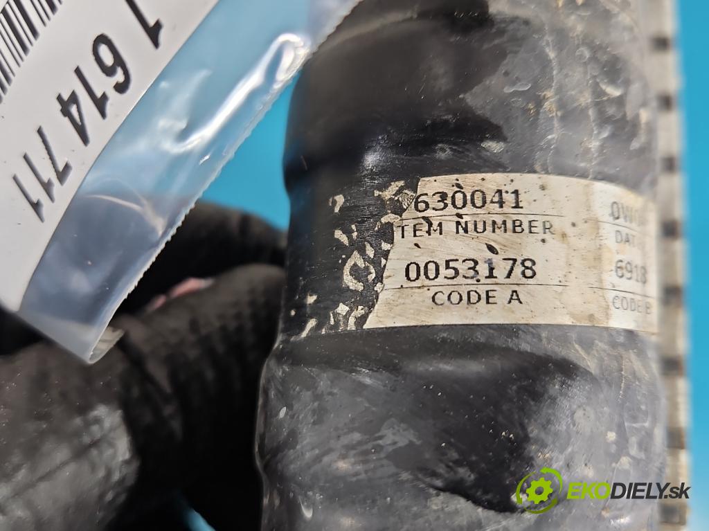 Opel Zafira A 1999-2005 1.8 16V 125 HP manual 92 kW 1796 cm3 5- chladič voda:  (Chladič vody)