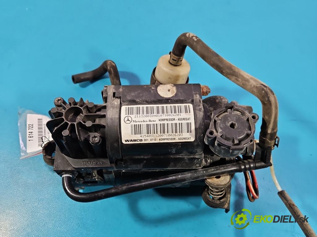 Mercedes E W211 2002-2009 3.5 V6 272964 272 hp automatic 200 kW 3498 cm3 5- čerpadlo pozastavení: 2113200304