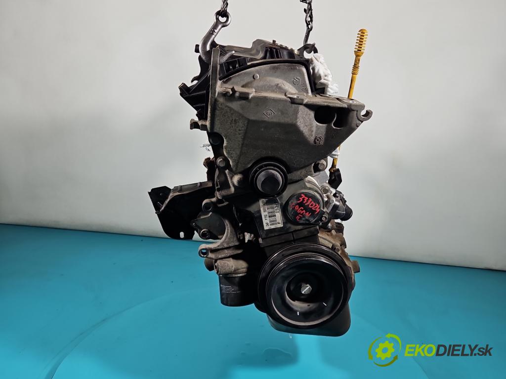 Dacia Logan II 2012-2020 1.2 16V 75 HP manual 55 kW 1149 cm3 4- motor benzín: D4FF732