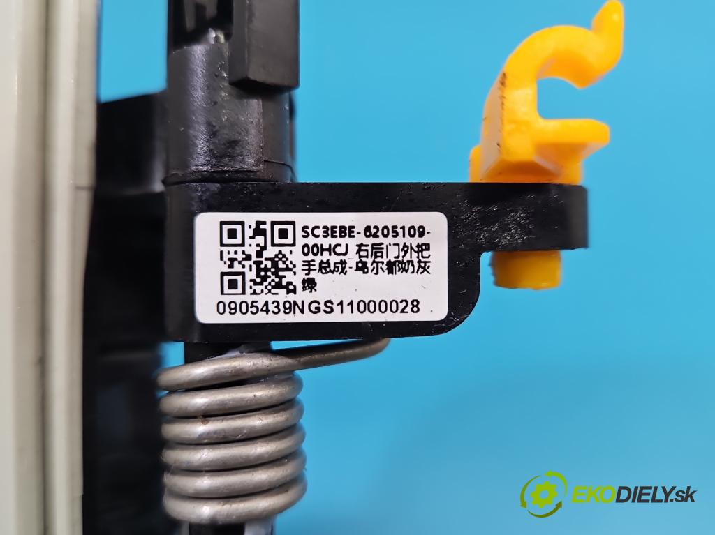 BYD ATTO 2  0.0 177 HP automatic 130 kW  5- rukoväť zadné pravé mimo: SC3E-6205109 (Kľučka dverí ostatné)