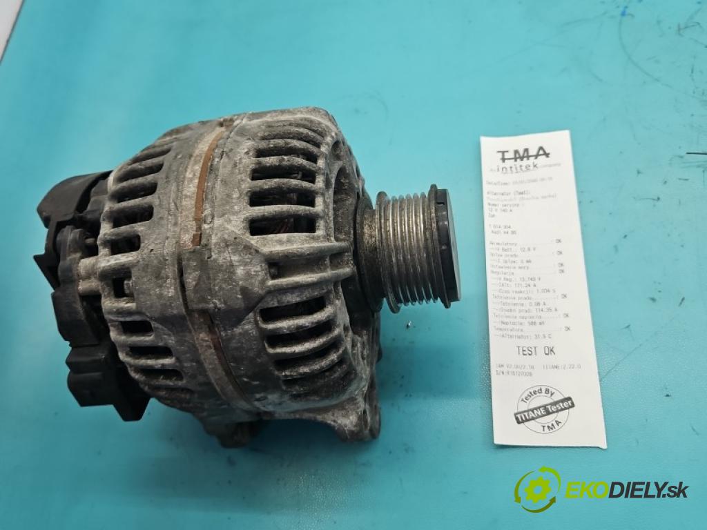 Audi A4 B6 2000-2004 1.9 tdi 131 hp automatic 96 kW 1896 cm3 5- Alternator 06F903023J (Alternátor)