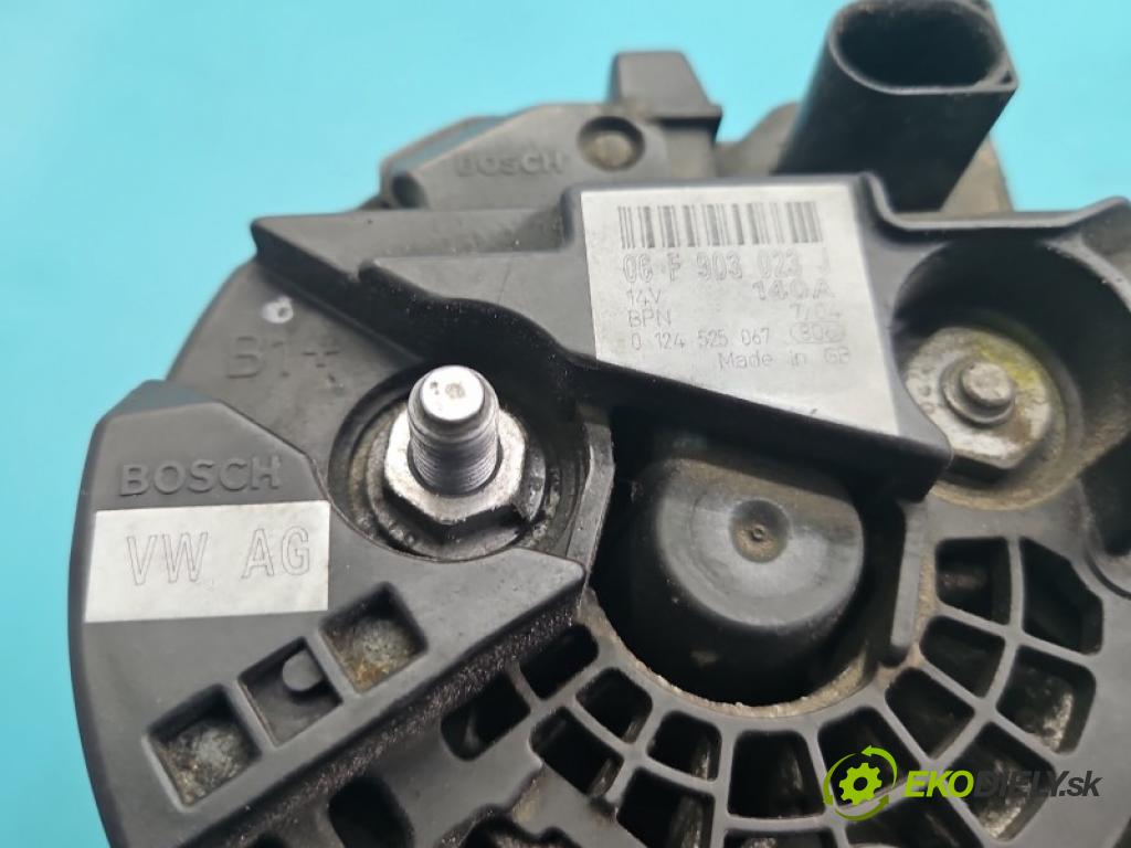 Audi A4 B6 2000-2004 1.9 tdi 131 hp automatic 96 kW 1896 cm3 5- Alternator 06F903023J (Alternátor)