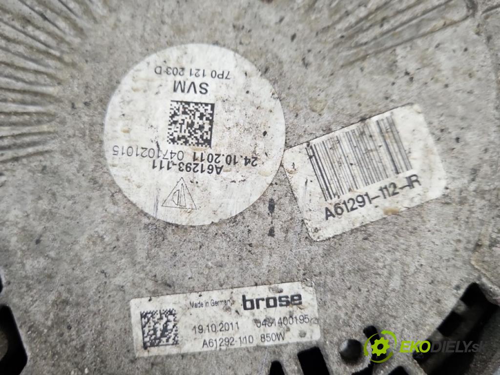 Porsche Cayenne II 2010-2017 3.0d 245KM automatic 180 kW 2967 cm3 5- Ventilátor chladiča 7P0121203D