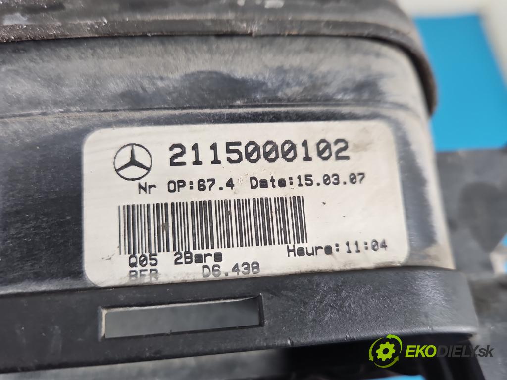Mercedes E W211 2002-2009 3.5 V6 272964 272 HP automatic 200 kW 3498 cm3 5- chladič voda: 2115000102 (Chladič vody)
