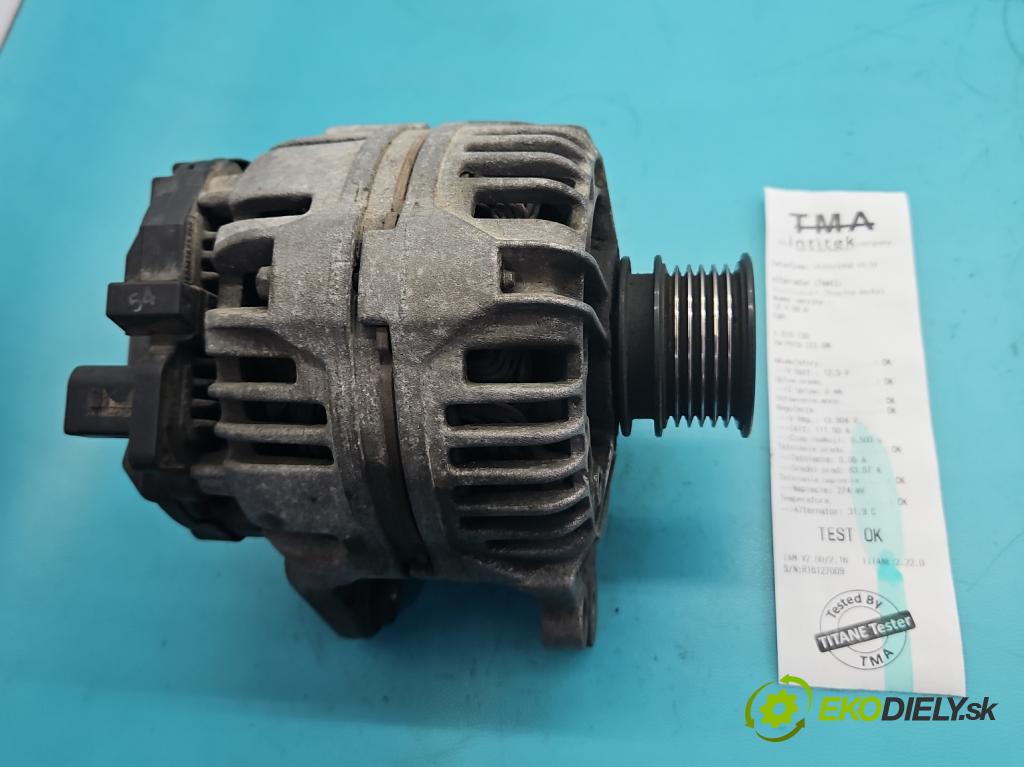 Vw Polo III 6N 1994-2001 1.4 8V 60 HP manual 44 kW 1390 cm3 5- Alternator 037903025M (Alternátor)