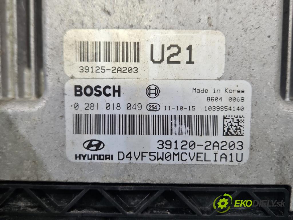 Hyundai I40 1.7 crdi 116 HP manual 85 kW 1685 cm3 5- riadiaca jednotka motora 0281018049