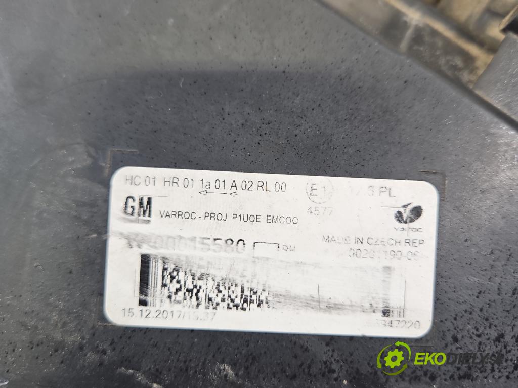 Opel Grandland 2017–2024 1.2 T 131 hp manual 96 kW 1199 cm3 5- světlo pravý  (Pravé přední světlo)