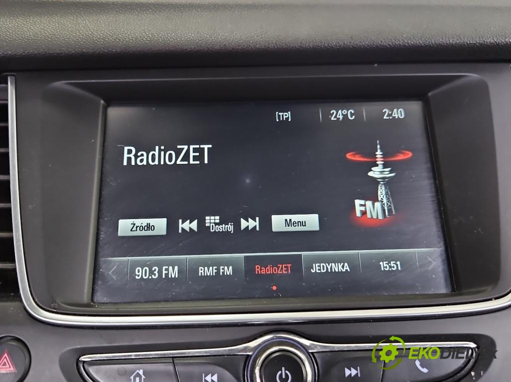 Opel Grandland 2017–2024 1.2 T 131 HP manual 96 kW 1199 cm3 5- Radio originál 555343750