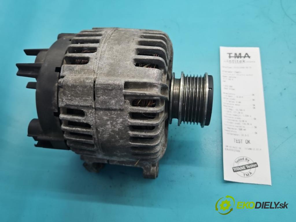 Seat Altea 1.9 tdi 105 HP manual 77 kW 1896 cm3 5- Alternator 06F903023C (Alternátor)