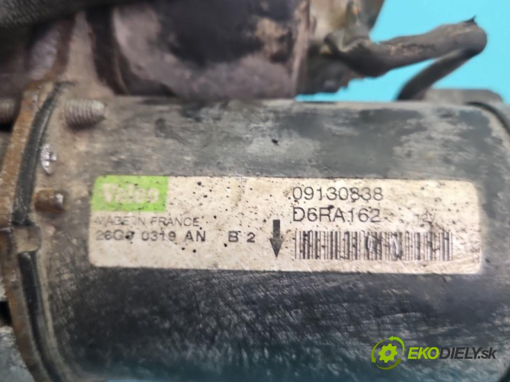 Opel Astra II 1998-2009 1.6 16V 101 hp manual 74 kW 1598 cm3 5- startér: 09130838 (Startér)