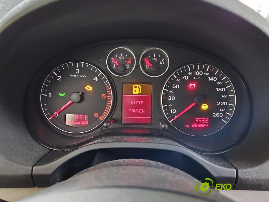 Audi A3 8P 2003-2012 2.0 tdi 140 hp manual 103 kW 1968 cm3 5- Přístrojová deska 8P0920930K (Přístrojová deska)
