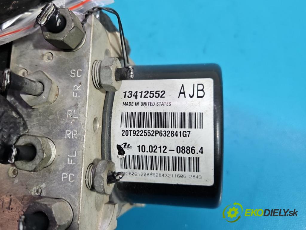 Opel Zafira C 2012-2019 Tourer 2.0 CDTI 165 HP manual 121 kW 1956 cm3 5- čerpadlo abs 100961-45453 (Pumpa ABS)