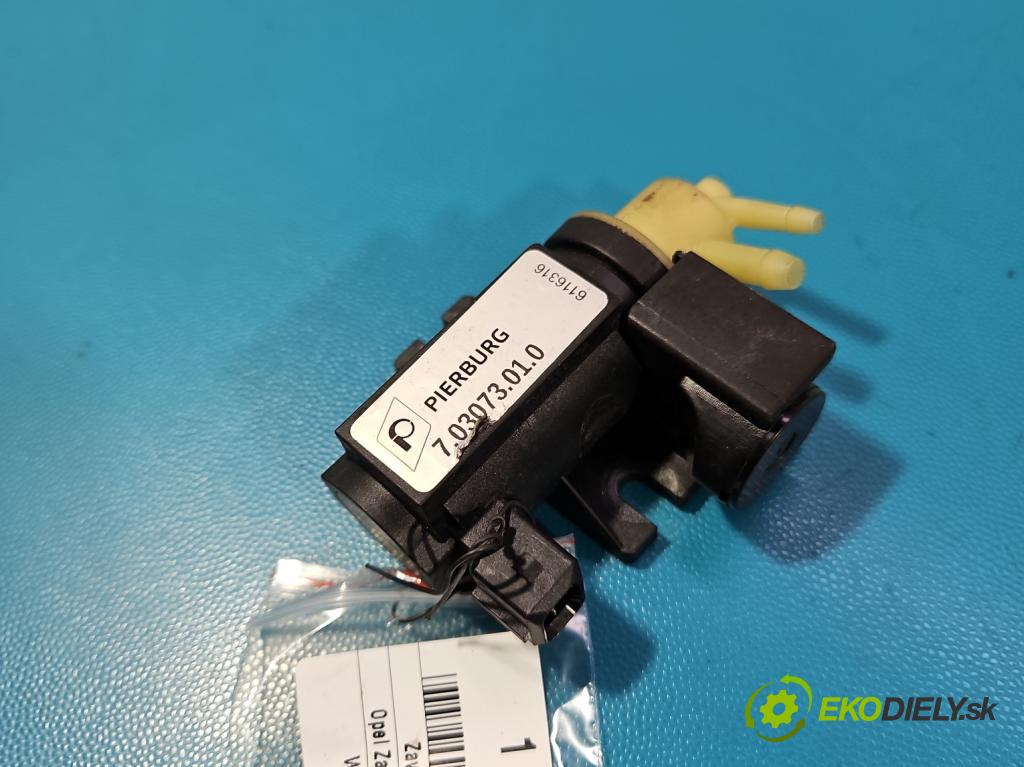 Opel Zafira C 2012-2019 Tourer 2.0 CDTI 165 HP manual 121 kW 1956 cm3 5- ventil podtlaku 703073010 (Ventil)