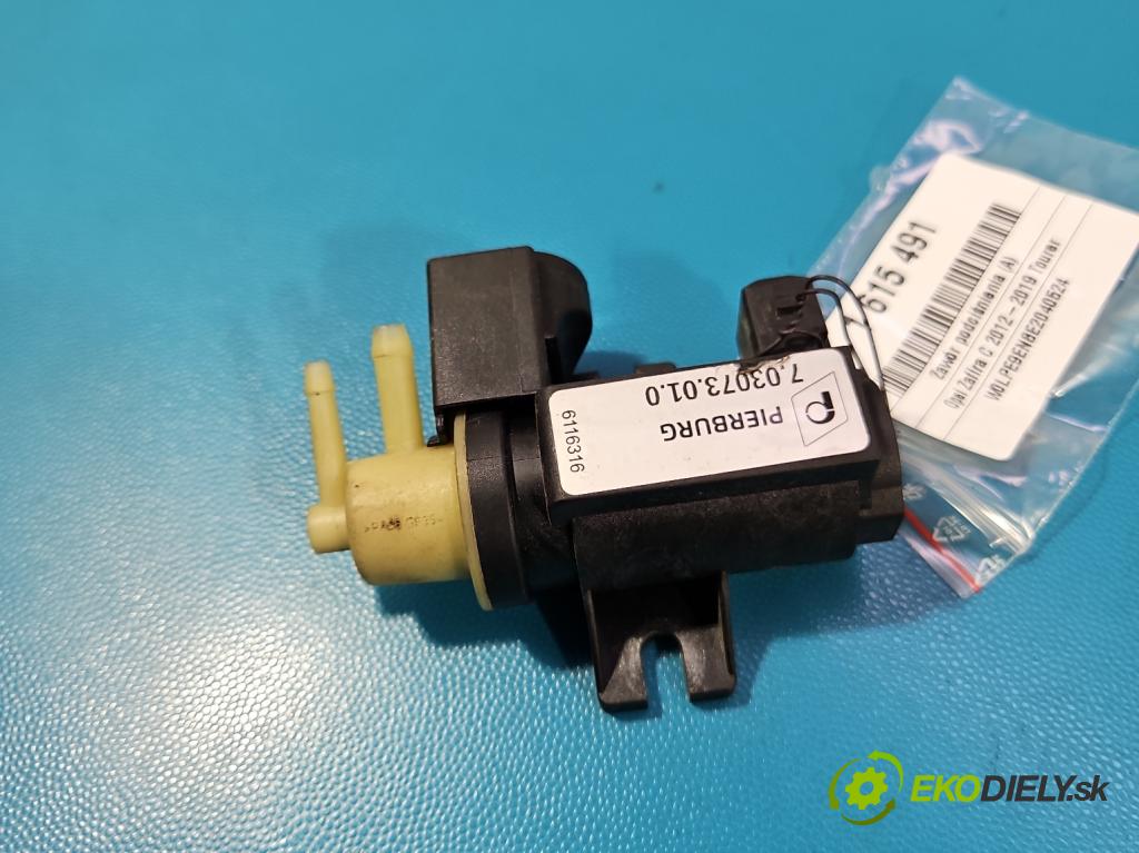 Opel Zafira C 2012-2019 Tourer 2.0 CDTI 165 HP manual 121 kW 1956 cm3 5- ventil podtlaku 703073010 (Ventil)