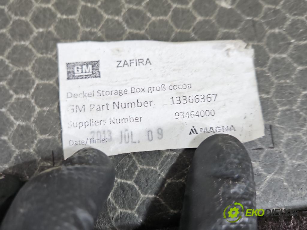 Opel Zafira C 2012-2019 Tourer 2.0 CDTI 165 HP manual 121 kW 1956 cm3 5- koberec do auta kufra: 13377803