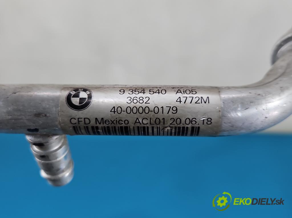 Bmw X3 G01 2017-2024 2.0d 190 HP automatic 140 kW 1995 cm3 5- rúrka klimatizácie 9354540