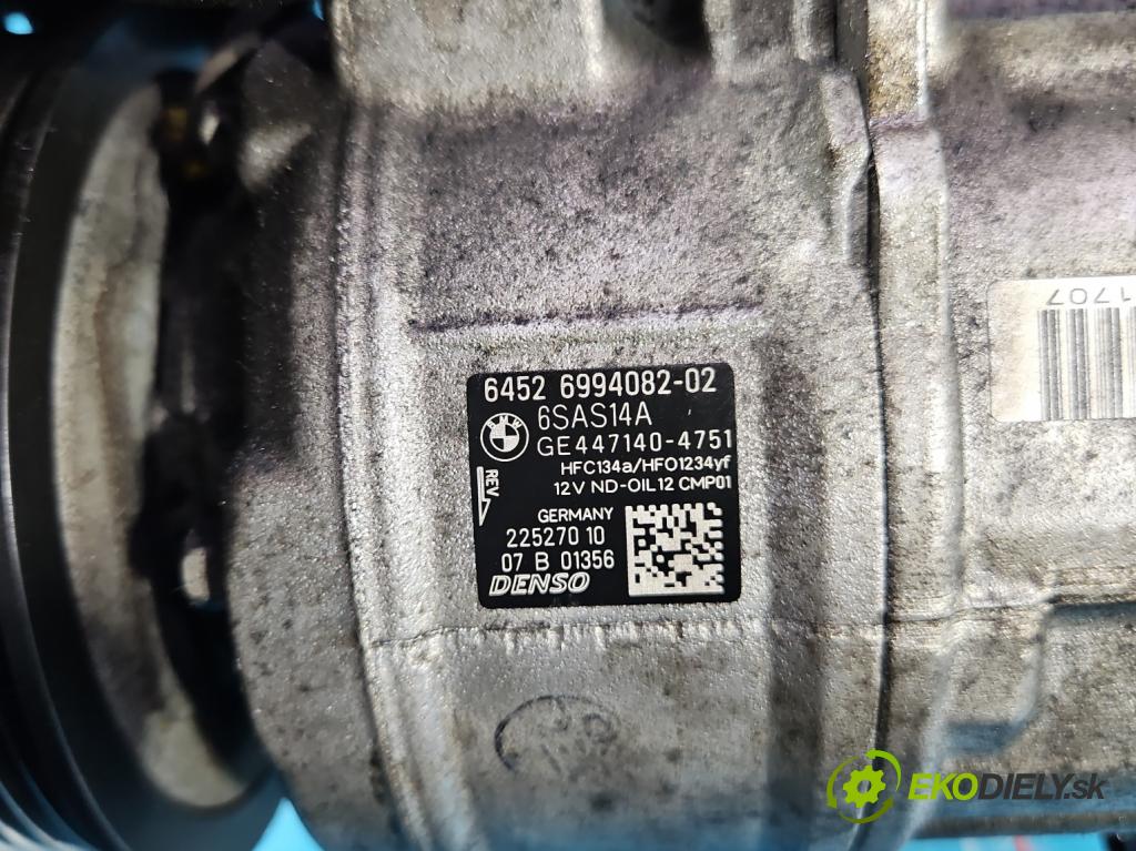 Bmw X3 G01 2017-2024 2.0d 190 HP automatic 140 kW 1995 cm3 5- Kompresor: klimatizácie 6994082 (Kompresor klimatizácie)