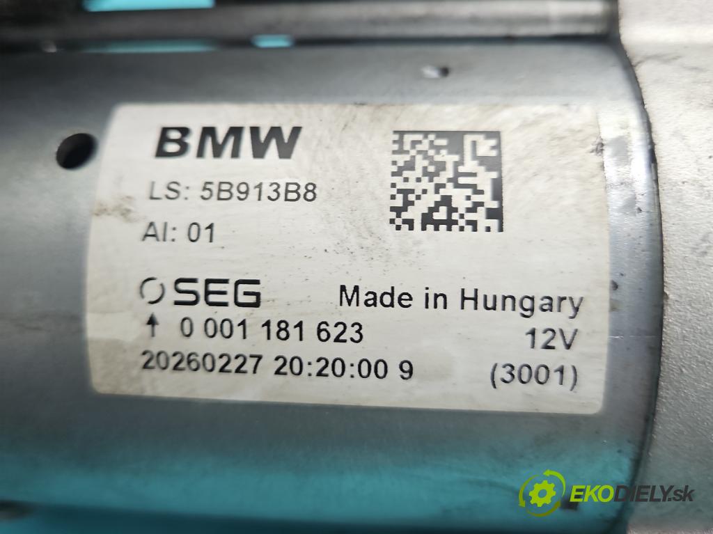 Bmw X3 G01 2017-2024 2.0d 190 HP automatic 140 kW 1995 cm3 5- štartér 0001181623 (Štartér)