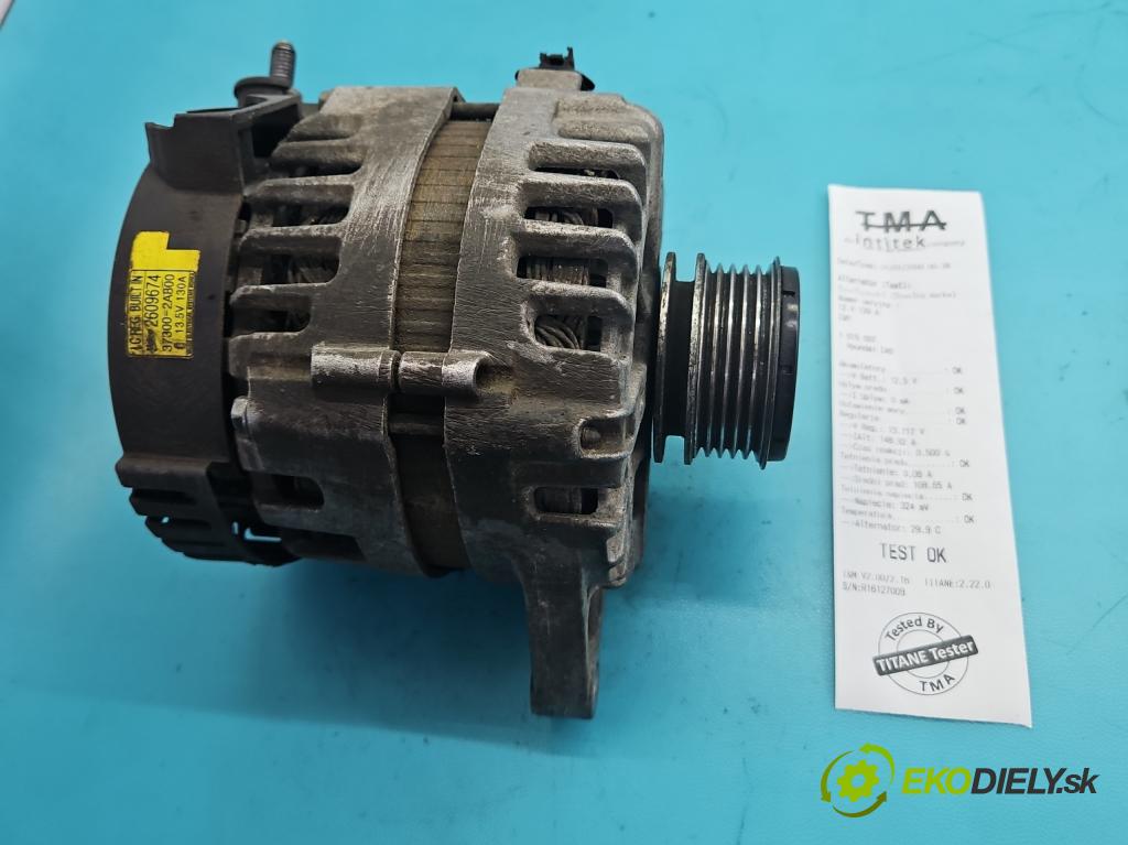 Hyundai I40 1.7 crdi 116 HP manual 85 kW 1685 cm3 5- Alternator 37300-2A800 (Alternátor)