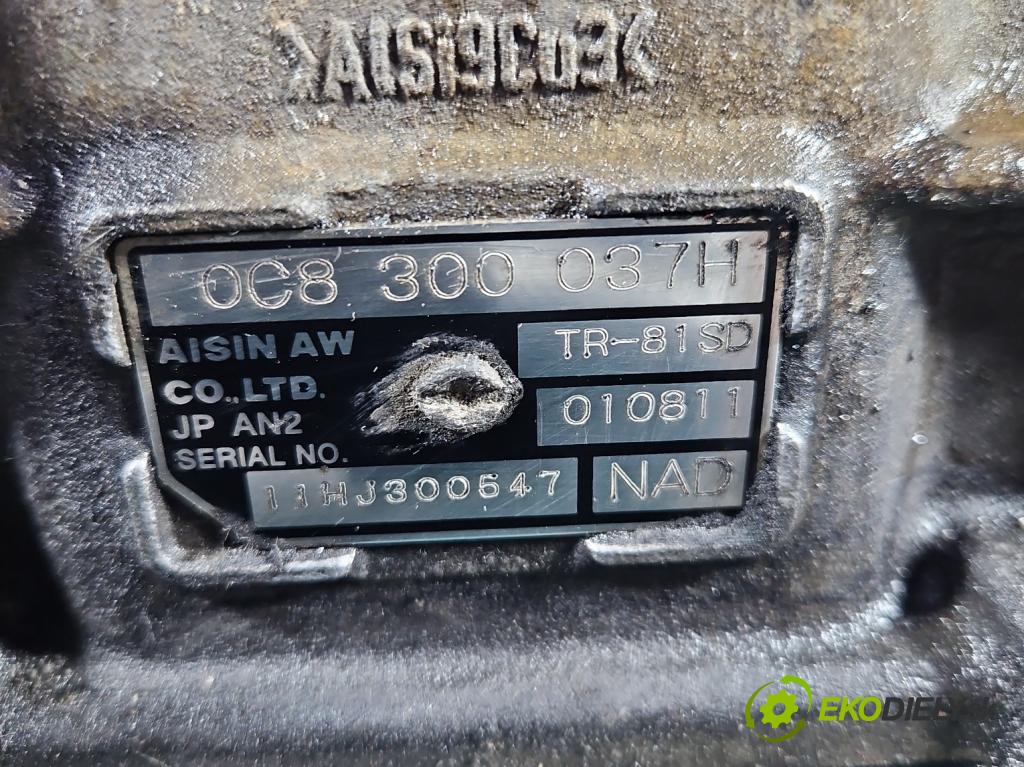 Porsche Cayenne II 2010-2017 3.0d 245KM automatic 180 kW 2967 cm3 5- převodovka stupňová automat 0C8300037H