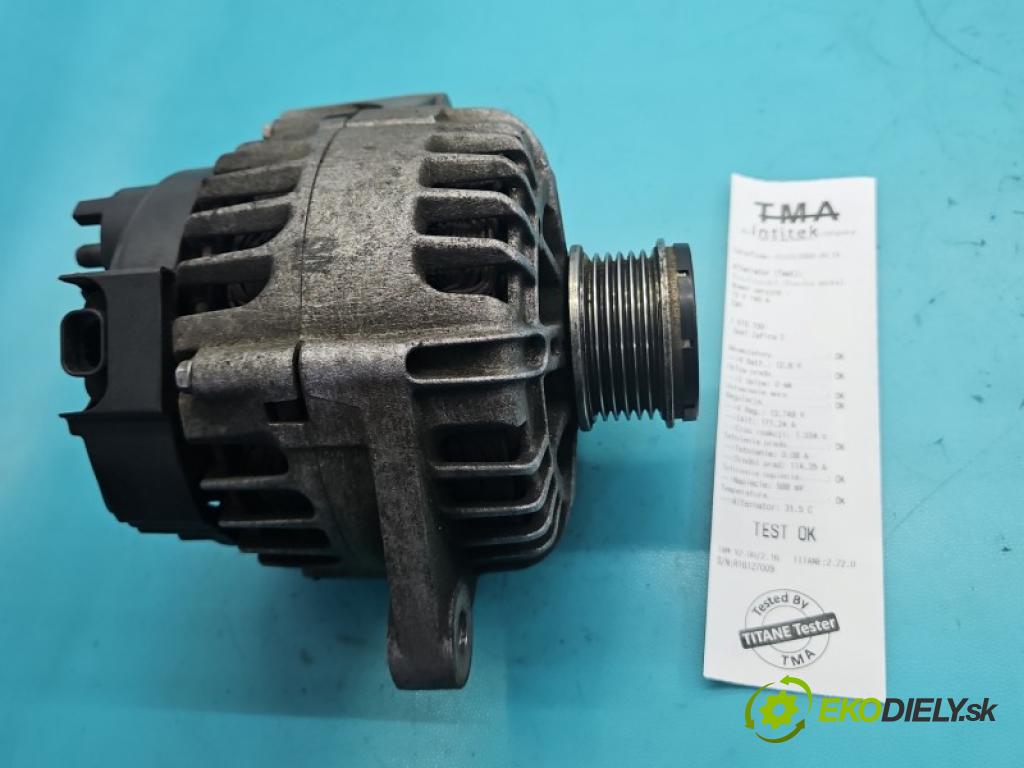 Opel Zafira C 2012-2019 Tourer 2.0 CDTI 165 HP manual 121 kW 1956 cm3 5- Alternator 13588306 (Alternátor)