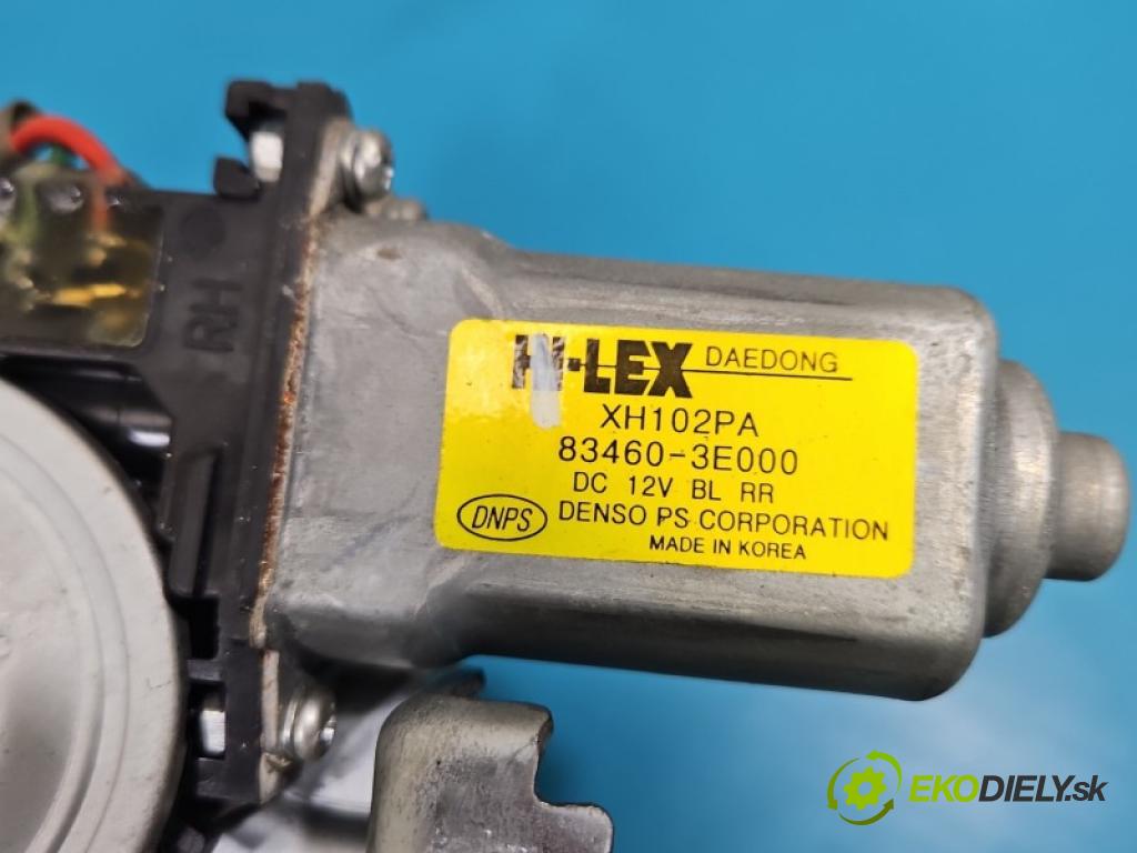 Kia Sorento I 2003-2009 3.3 V6 247HP automatic 182 kW 3342 cm3 5- mechanizmus okna zadné pravý 83460-3E000