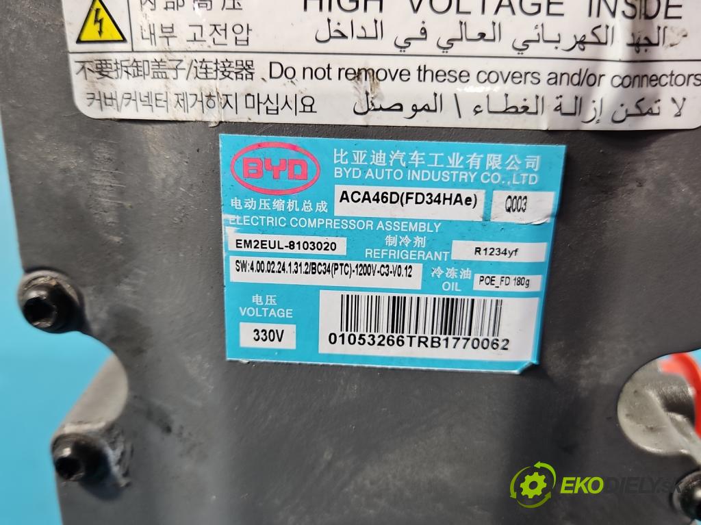 BYD ATTO 2  0.0 177 hp automatic 130 kW  5- Kompresor: klíma EM2EUL-8103020 (Kompresor klimatizace)